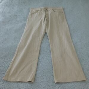 DL1961 Pants Mens 35x28 Vince Straight Casual Beige XTWILL 360 Stretch